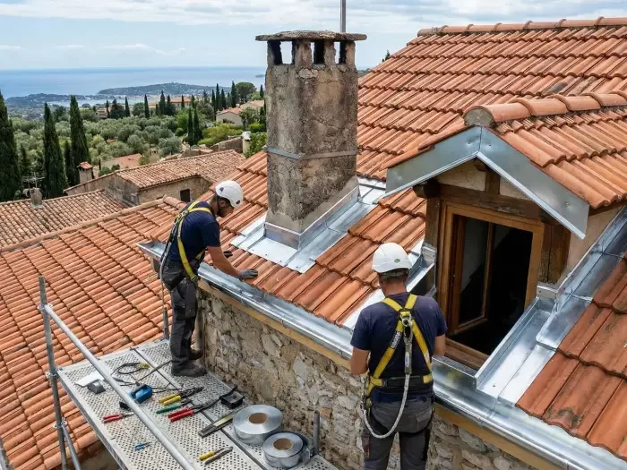 Rénovation de zinguerie à Antibes