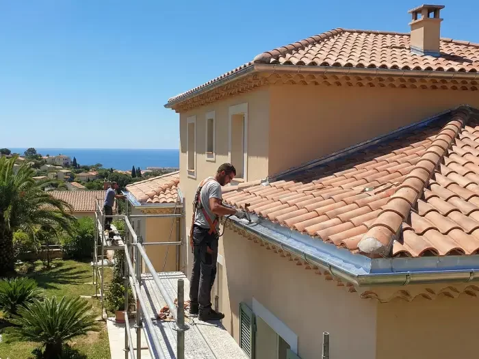 Travaux de rénovation zinguerie à Antibes